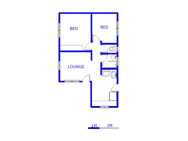 Ground Floor - 48m2 of property for sale in Lenasia South