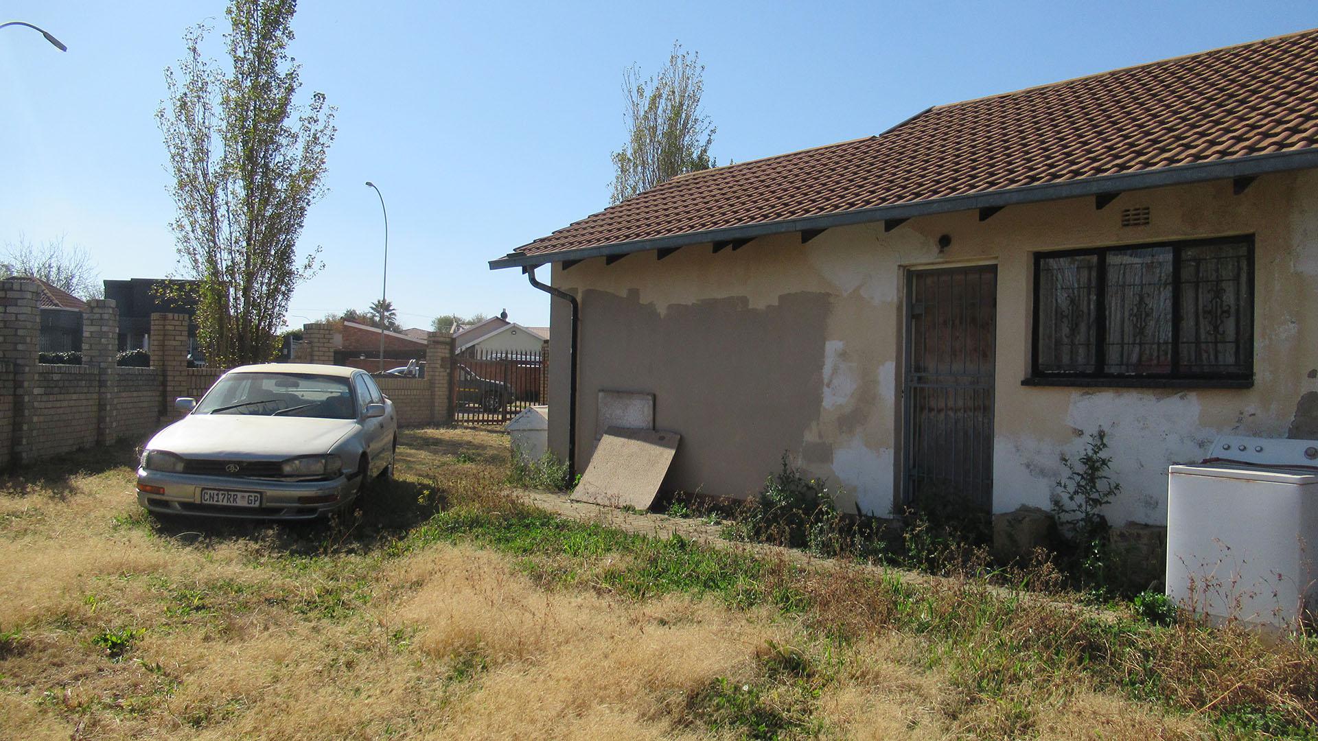 Backyard of property in Lenasia South