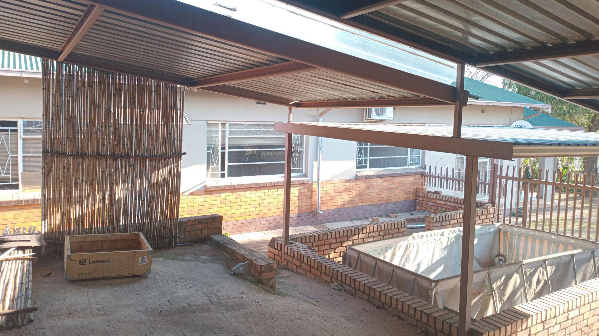 Backyard of property in Proclamation Hill