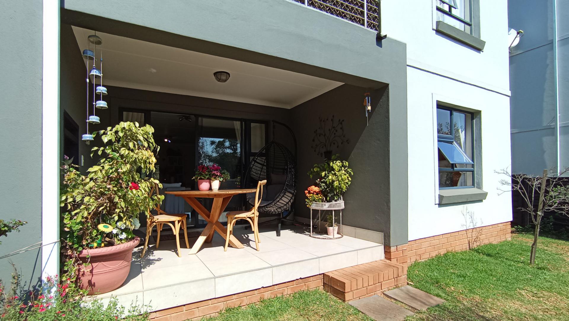 Backyard of property in Longlake 