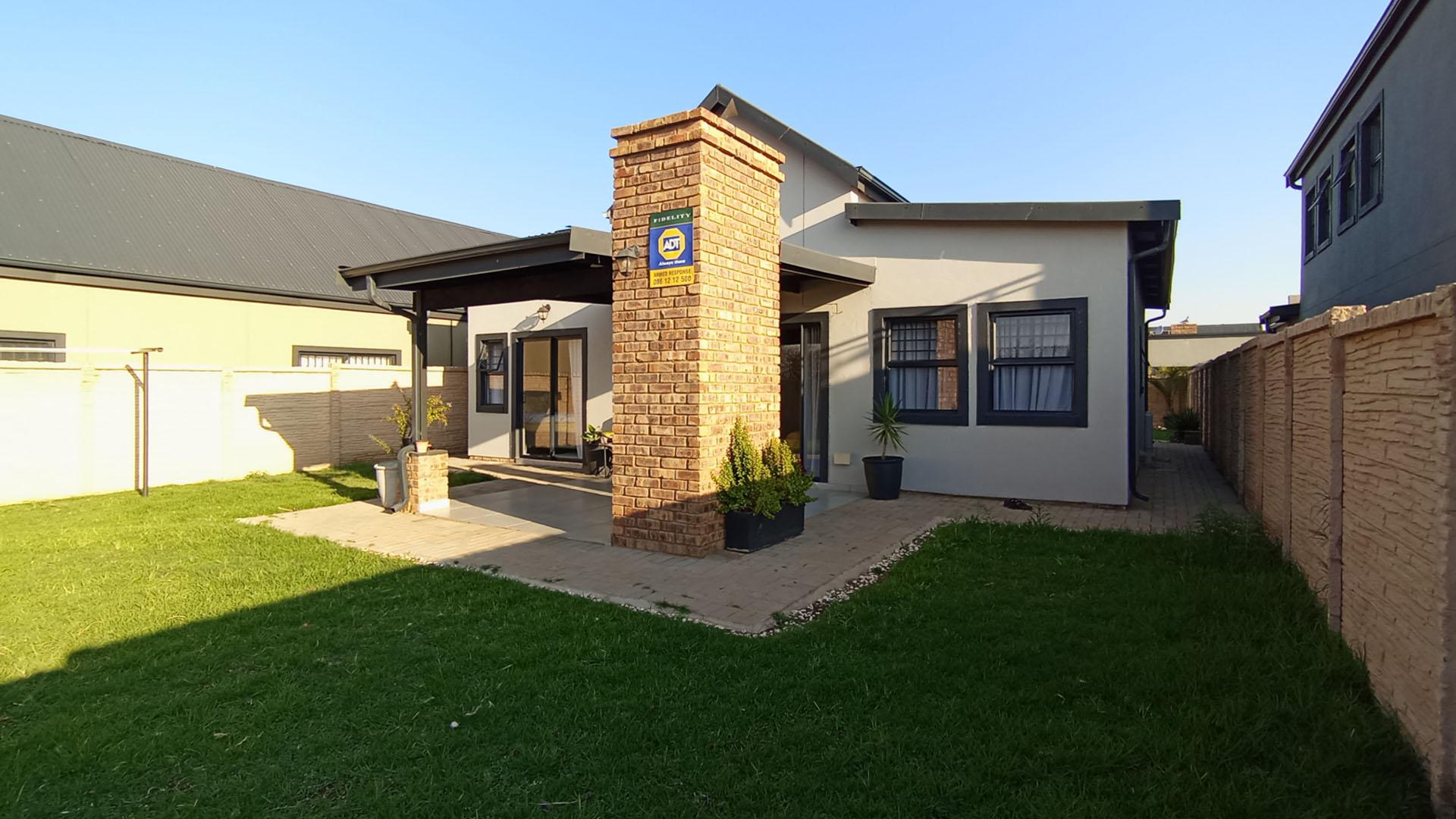 Backyard of property in Montana