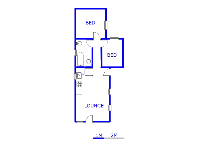 Ground Floor - 41m2 of property for sale in South Hills
