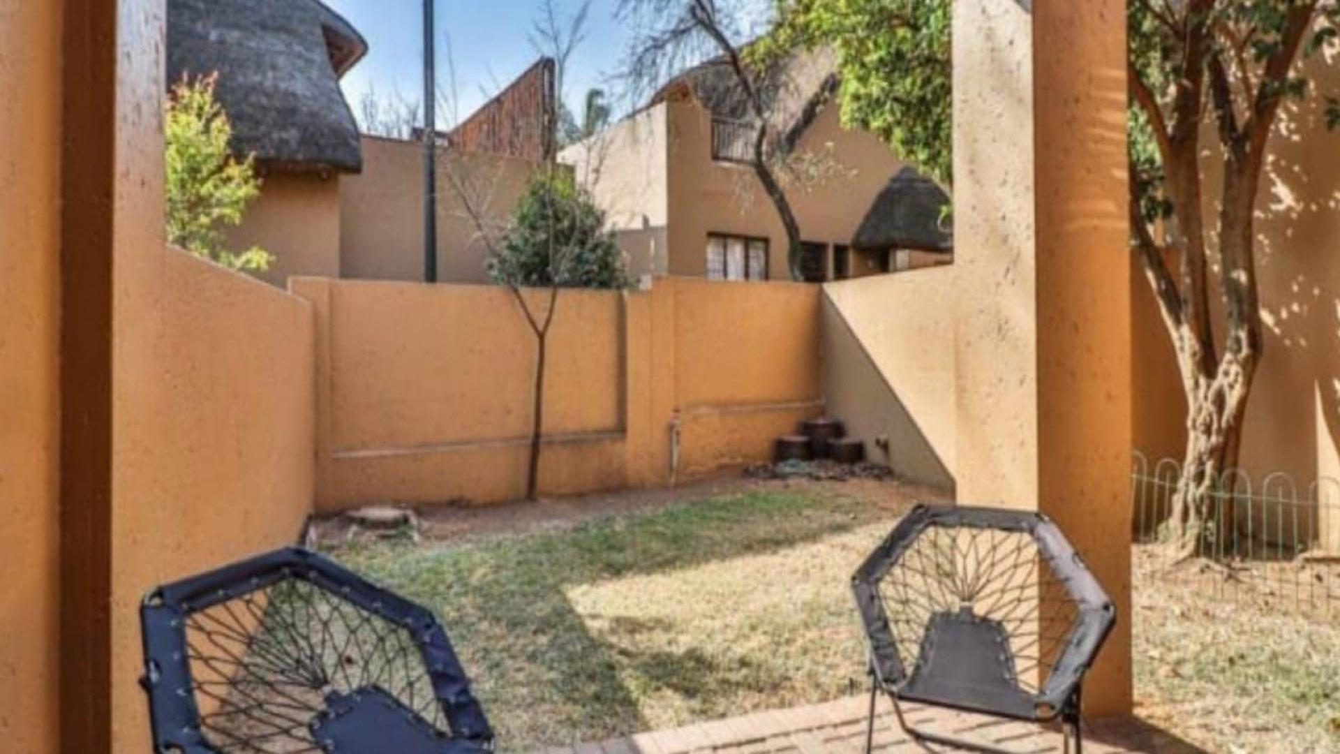 Backyard of property in Douglasdale