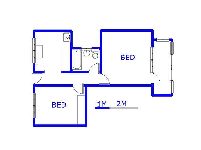 2nd Floor - 51m2 of property for sale in Boksburg