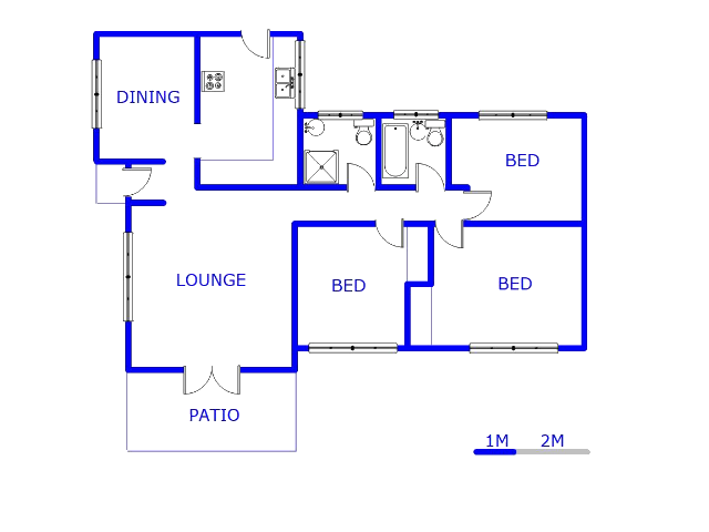 Ground Floor - 105m2 of property for sale in Finsbury
