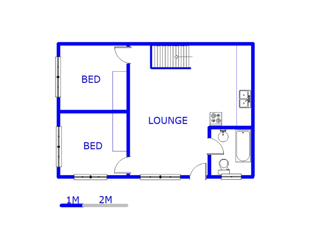 Ground Floor - 56m2 of property for sale in Brixton
