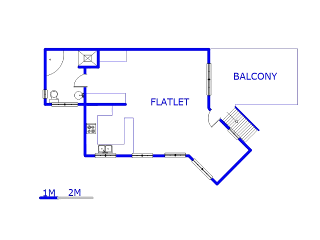 1st Floor - 76m2 of property for sale in Croydon
