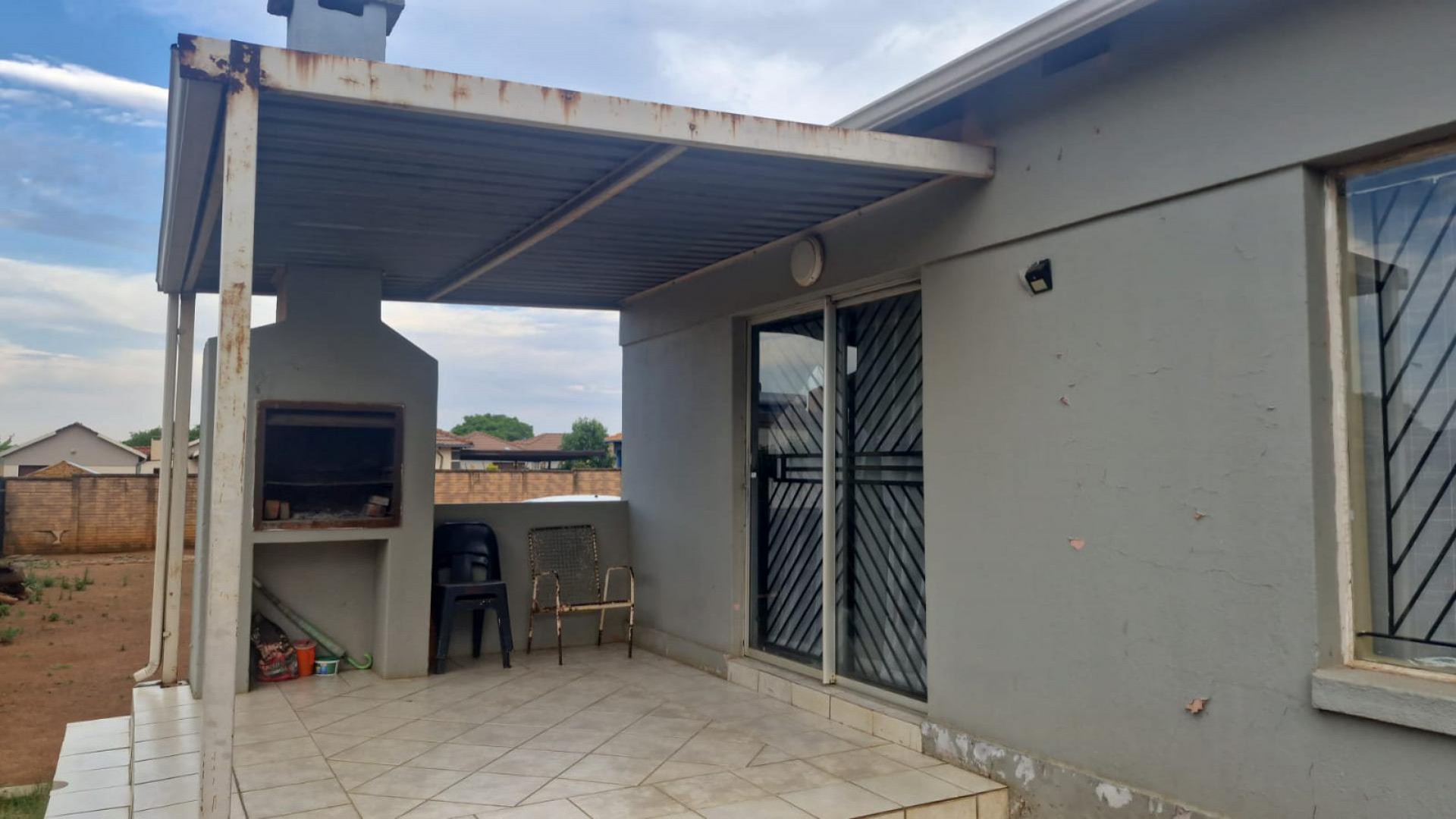 Braai Area of property in Kirkney