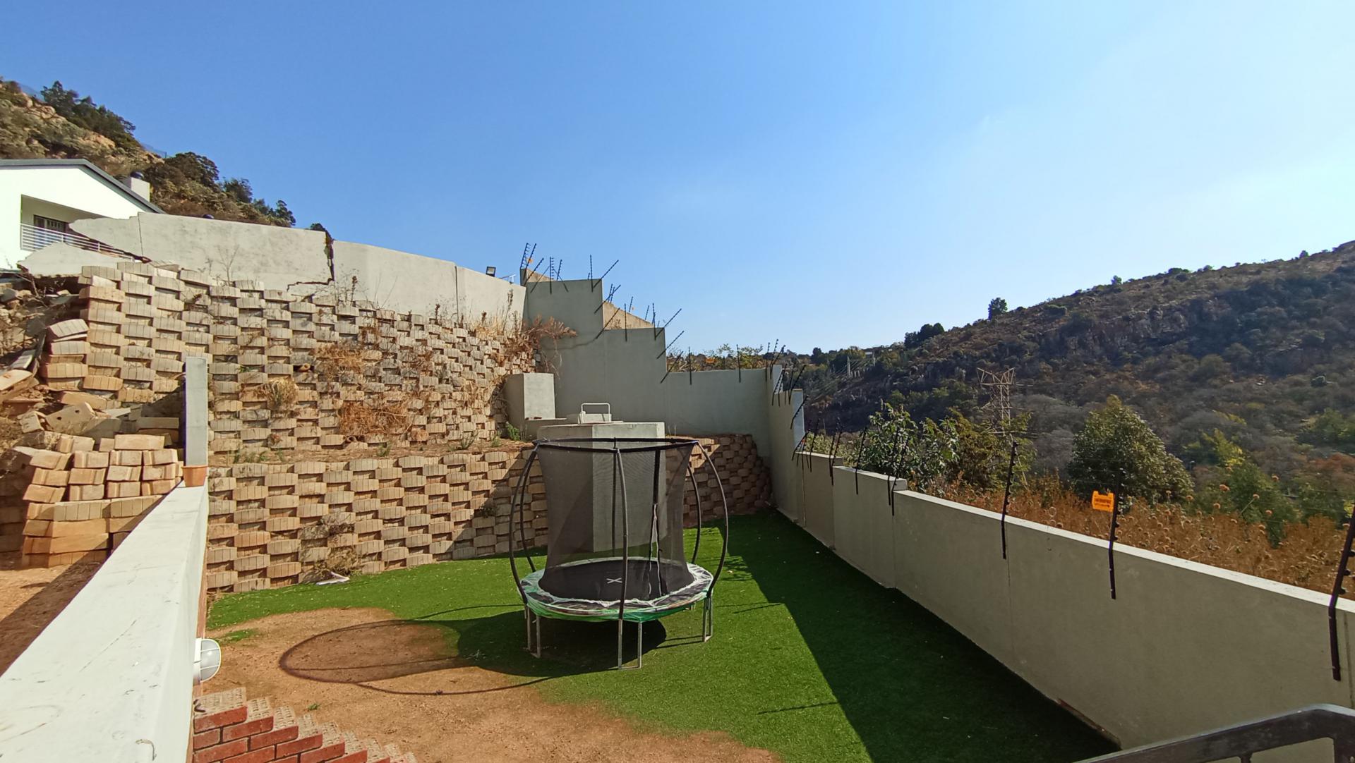 Backyard of property in Allen’s Nek