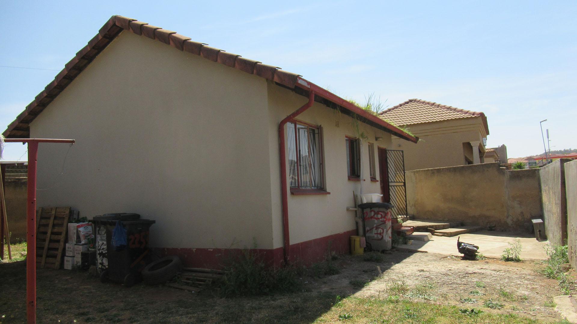 Backyard of property in Naturena