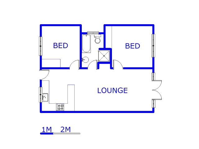 Floor plan of the property in Rembrandt Park