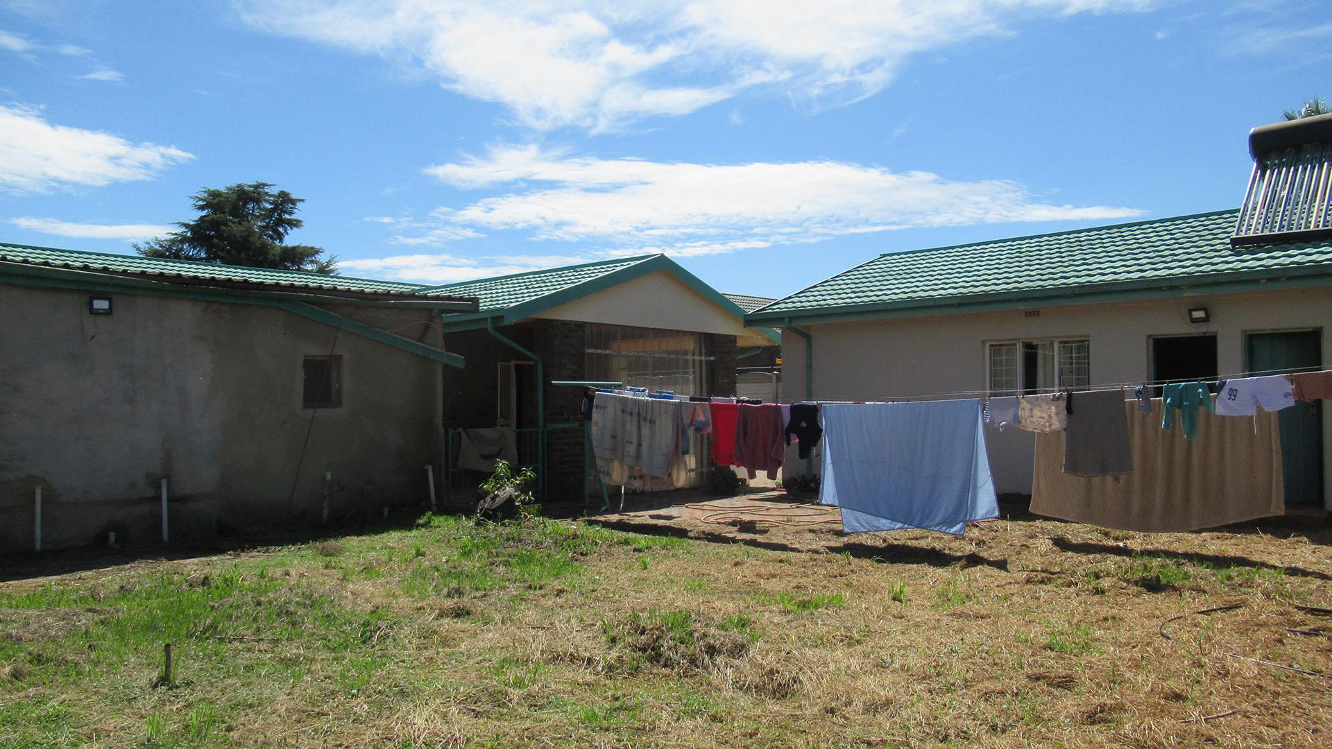 Backyard of property in Welverdiend