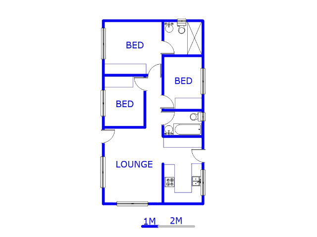 Ground Floor - 66m2 of property for sale in Protea Glen