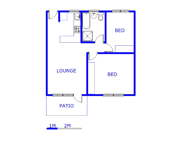 Ground Floor - 75m2 of property for sale in Union