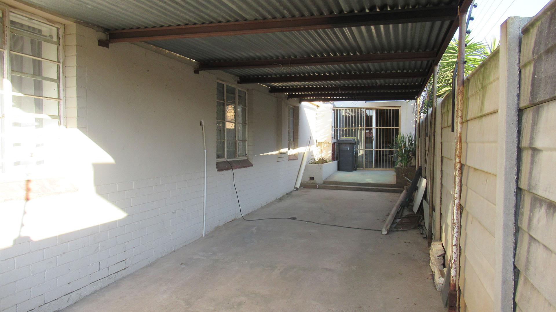 Backyard of property in Krugersdorp West