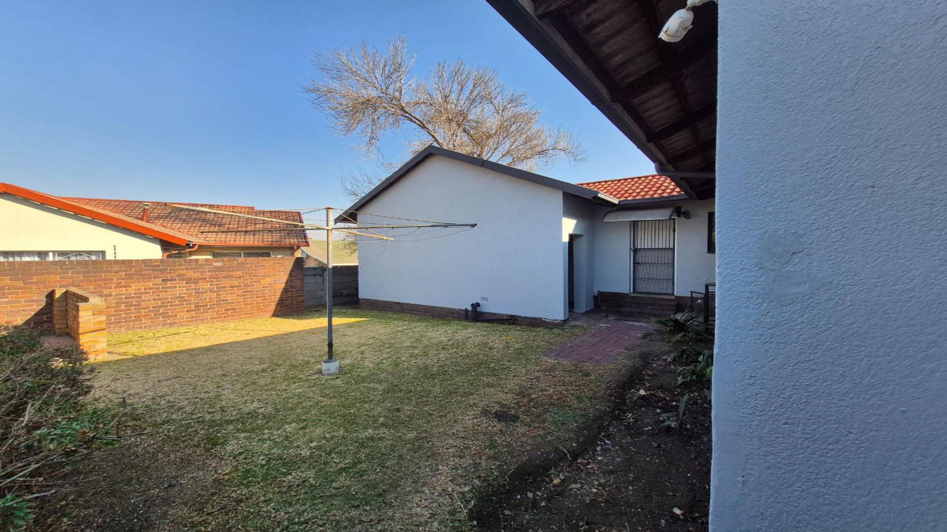 Backyard of property in Secunda