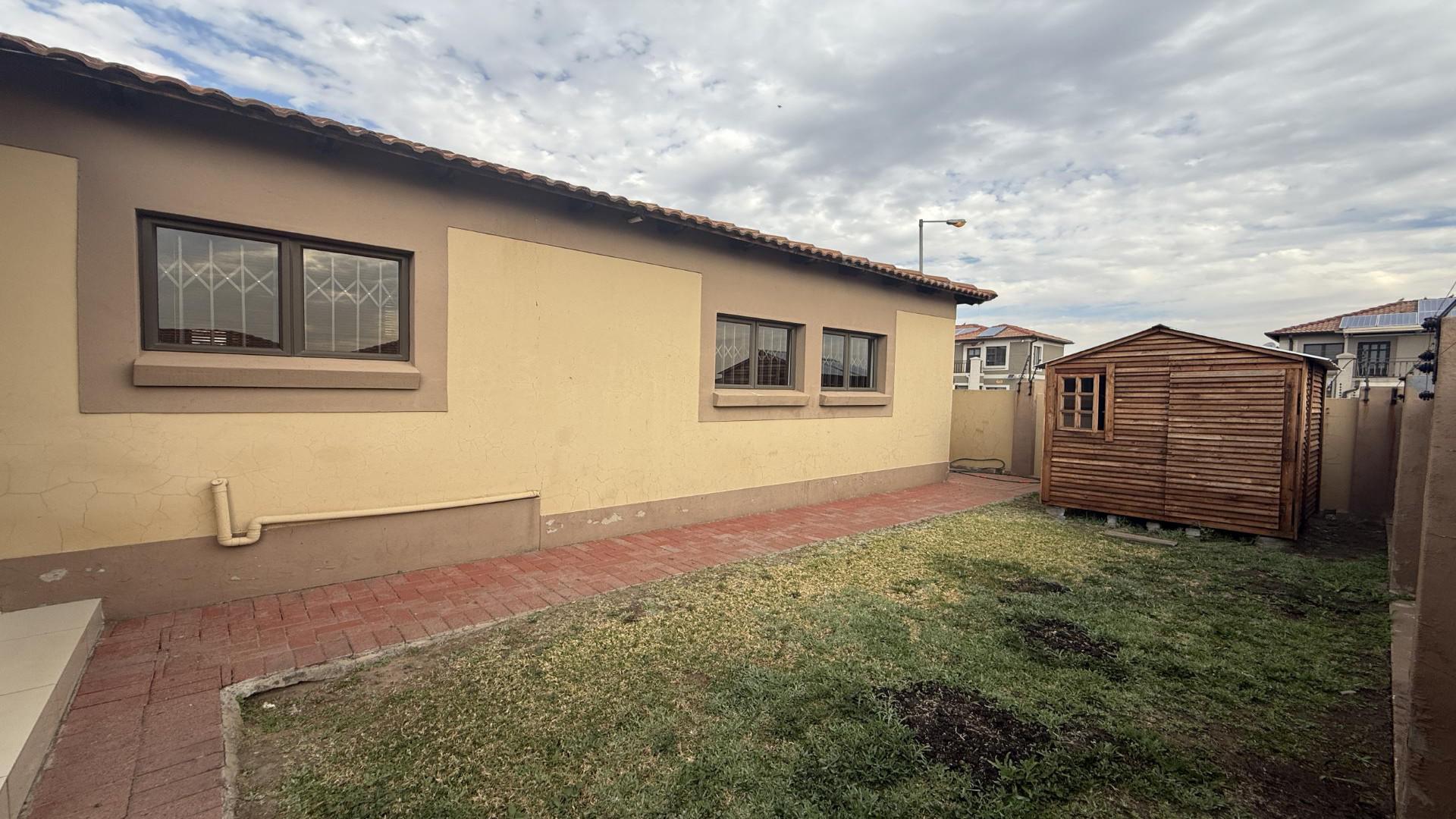 Backyard of property in Secunda