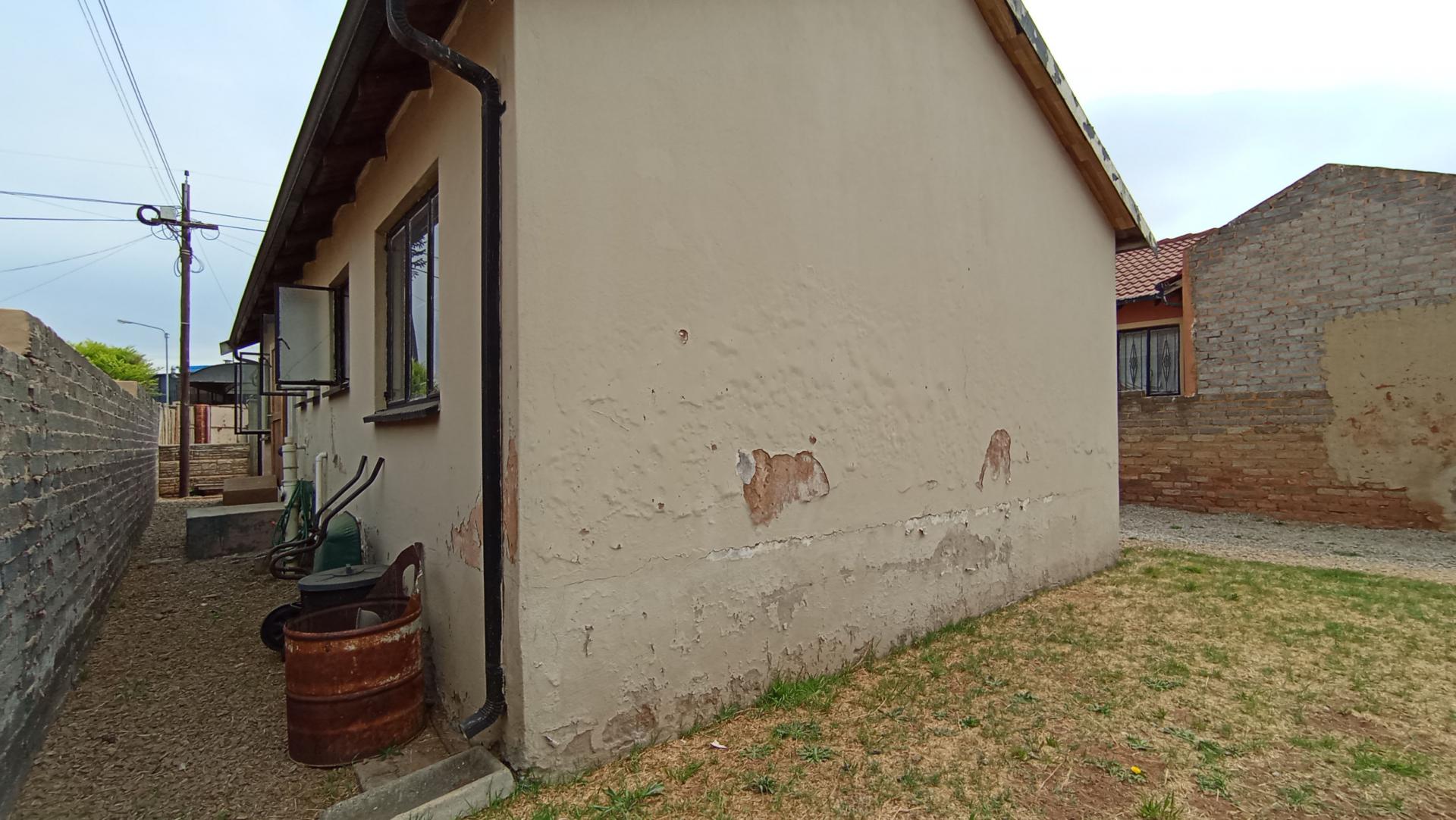Backyard of property in Riverlea - JHB