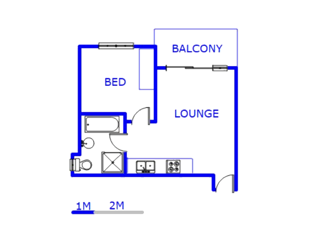 2nd Floor - 44m2 of property for sale in Linbro Park A.H.