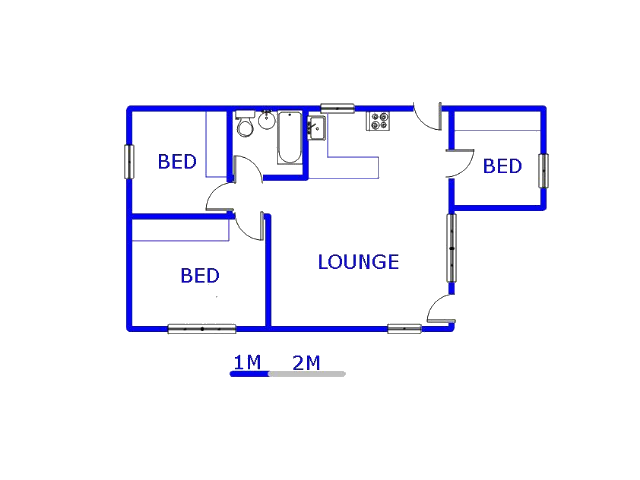 Ground Floor - 63m2 of property for sale in Windmill Park