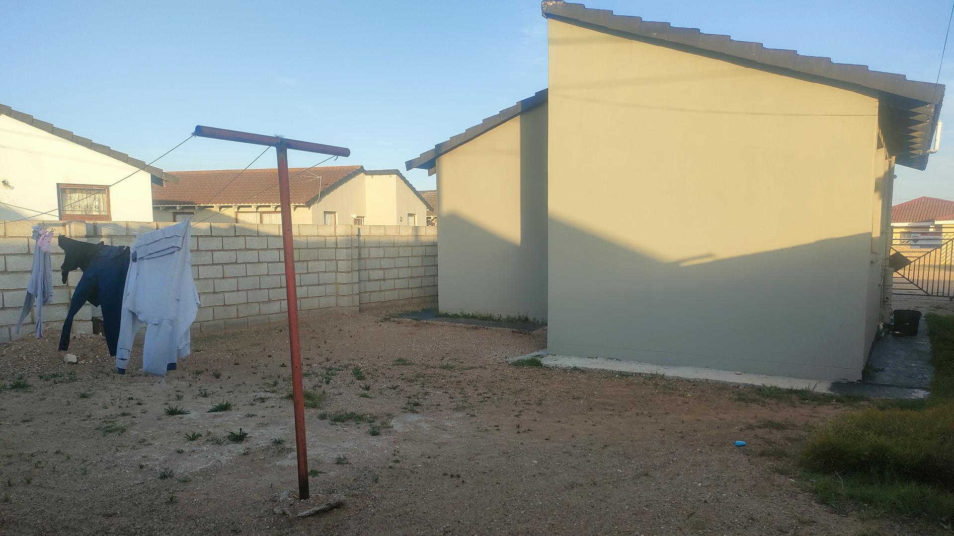 Backyard of property in Motherwell