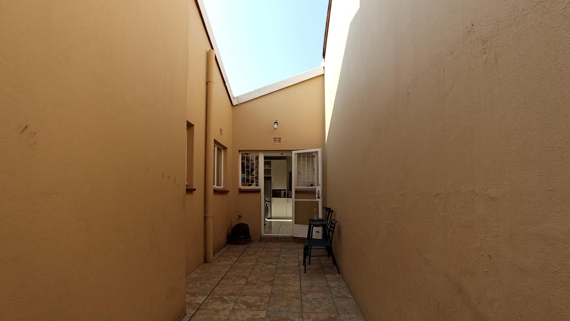 Backyard of property in Bryanston