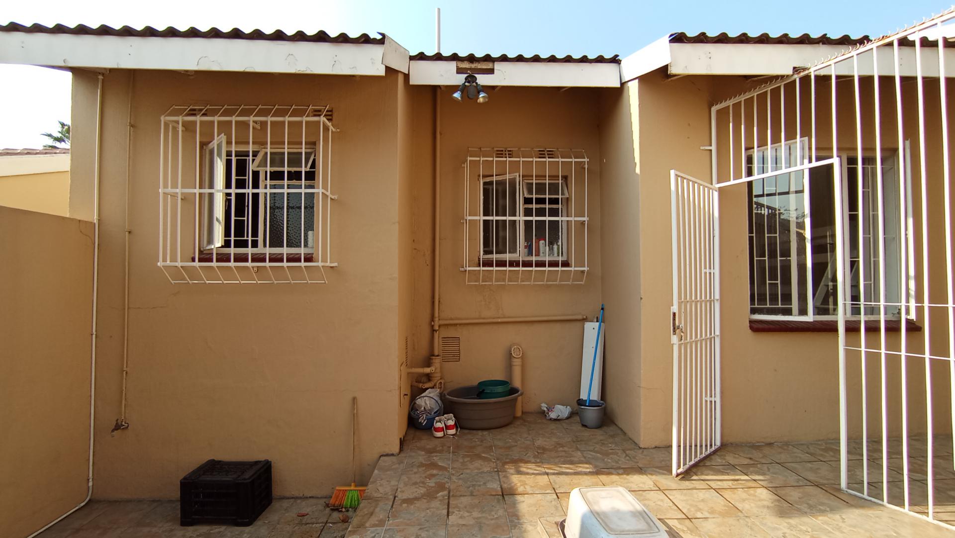 Backyard of property in Bryanston