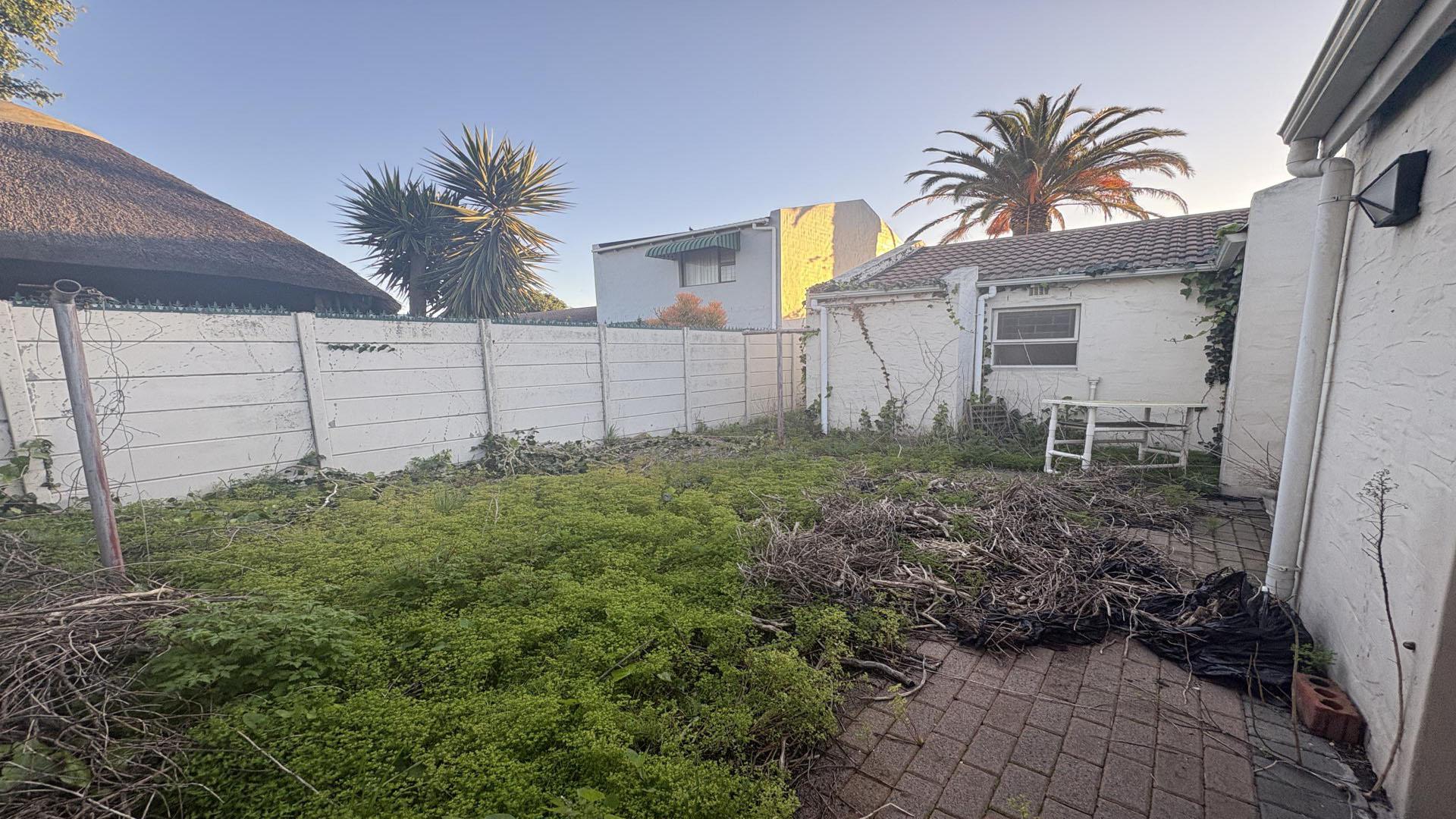 Backyard of property in Edgemead