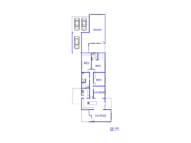 Floor plan of the property in Pretoria Gardens