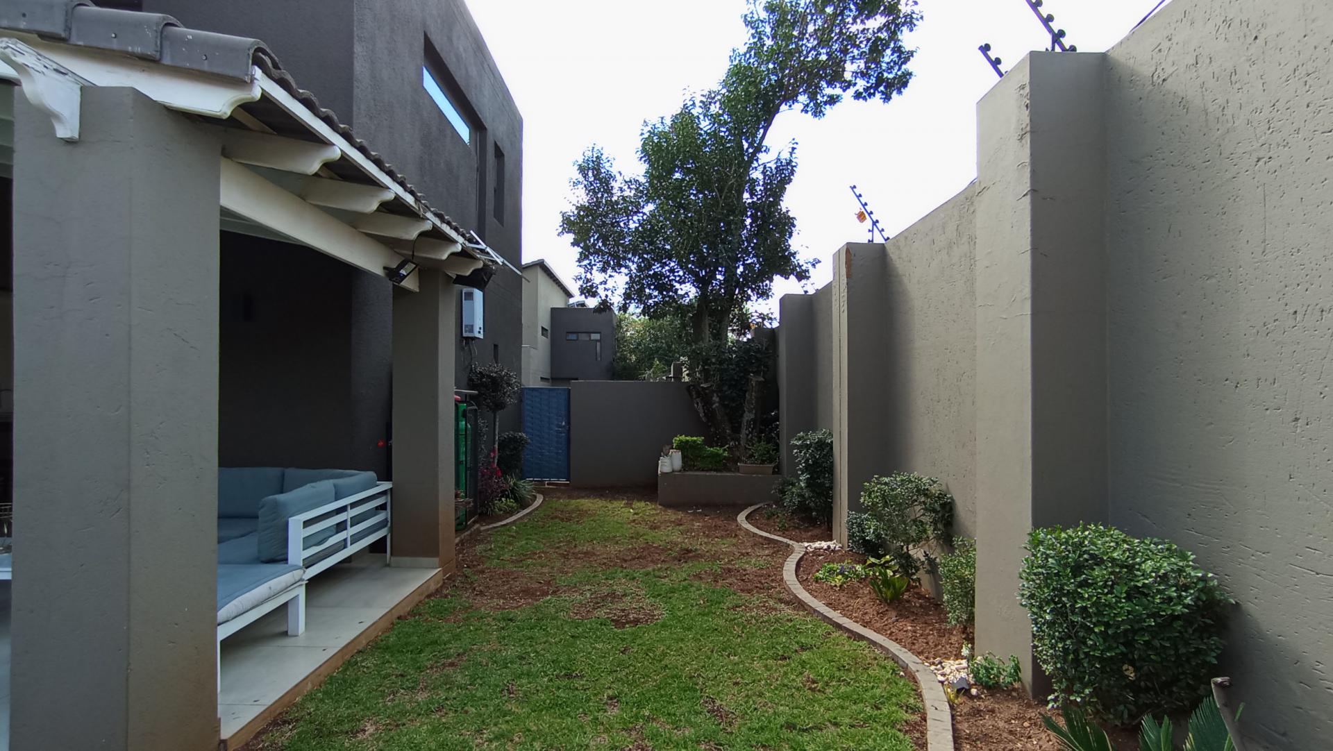 Backyard of property in Ferndale - JHB