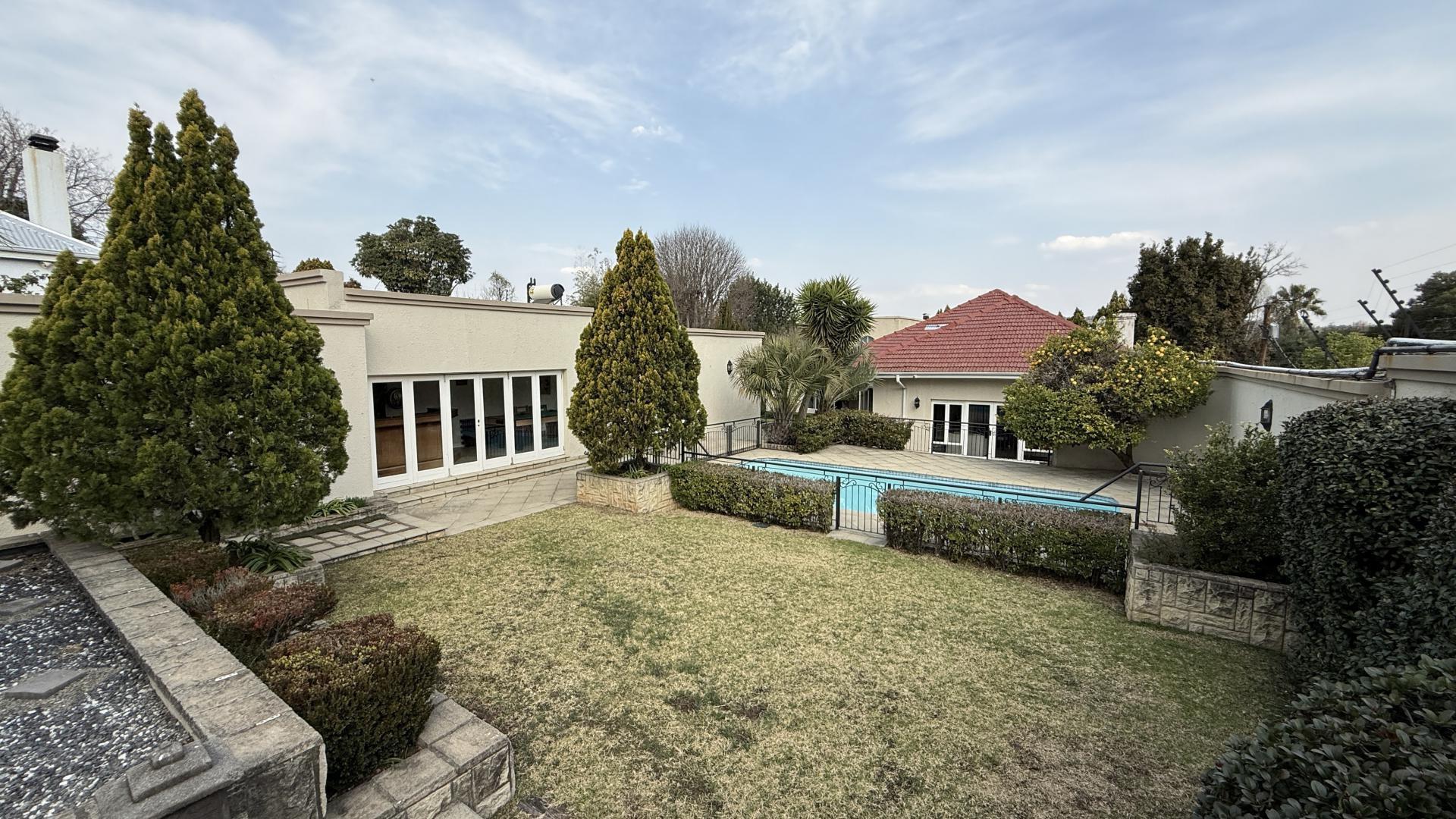 Backyard of property in Parktown North