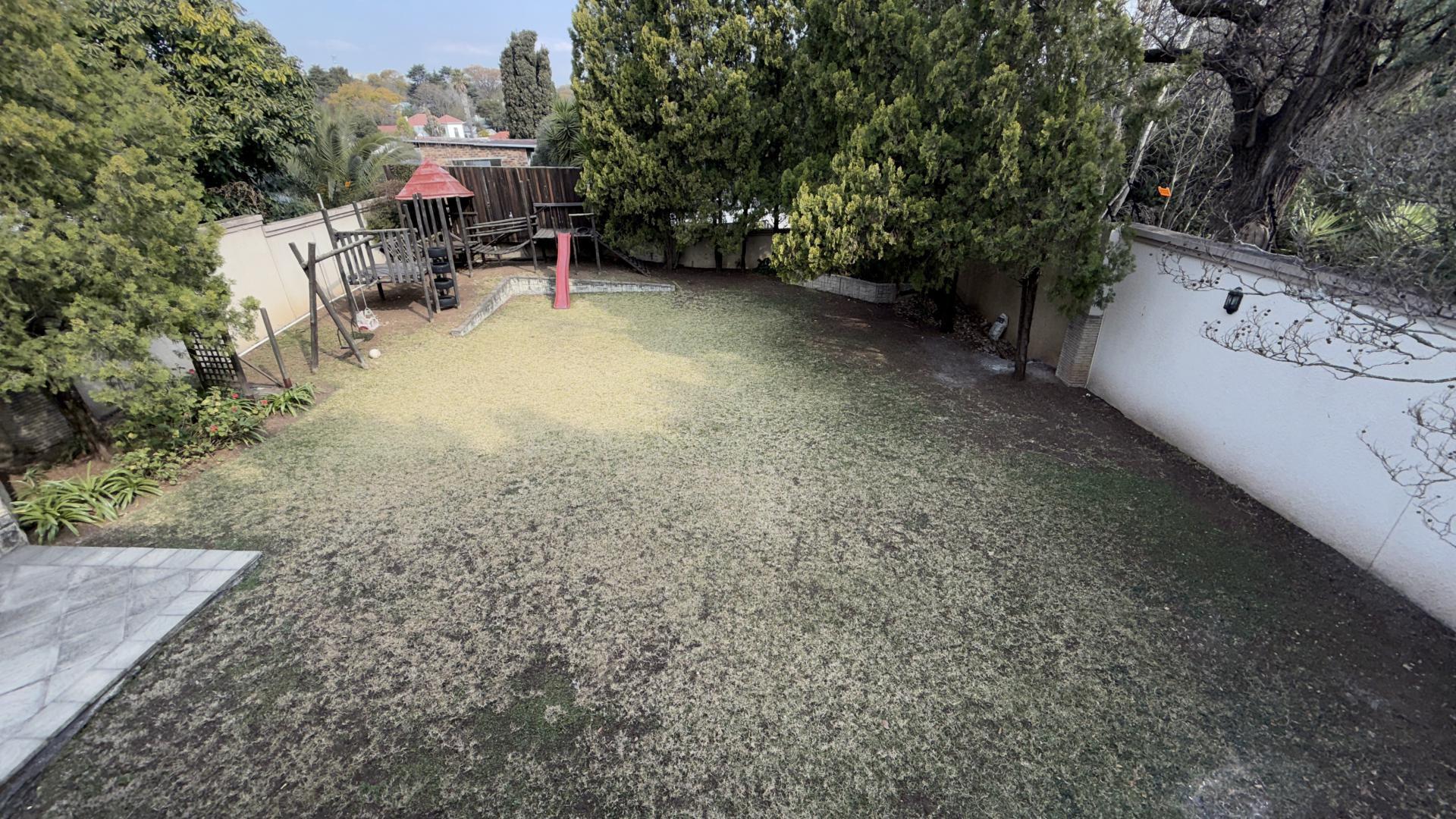 Backyard of property in Parktown North