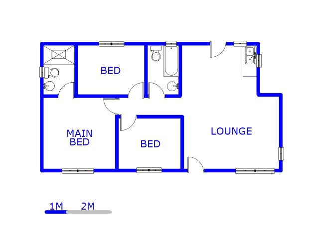 Ground Floor - 71m2 of property for sale in Sky City