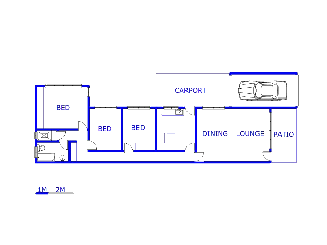 Floor plan of the property in Elsburg