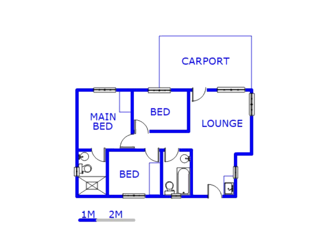 Ground Floor - 75m2 of property for sale in Windmill Park