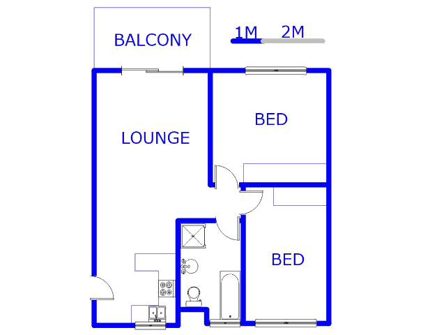 Floor plan of the property in Lilianton