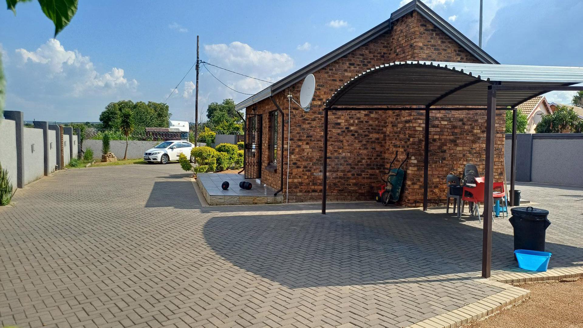 Backyard of property in Soshanguve