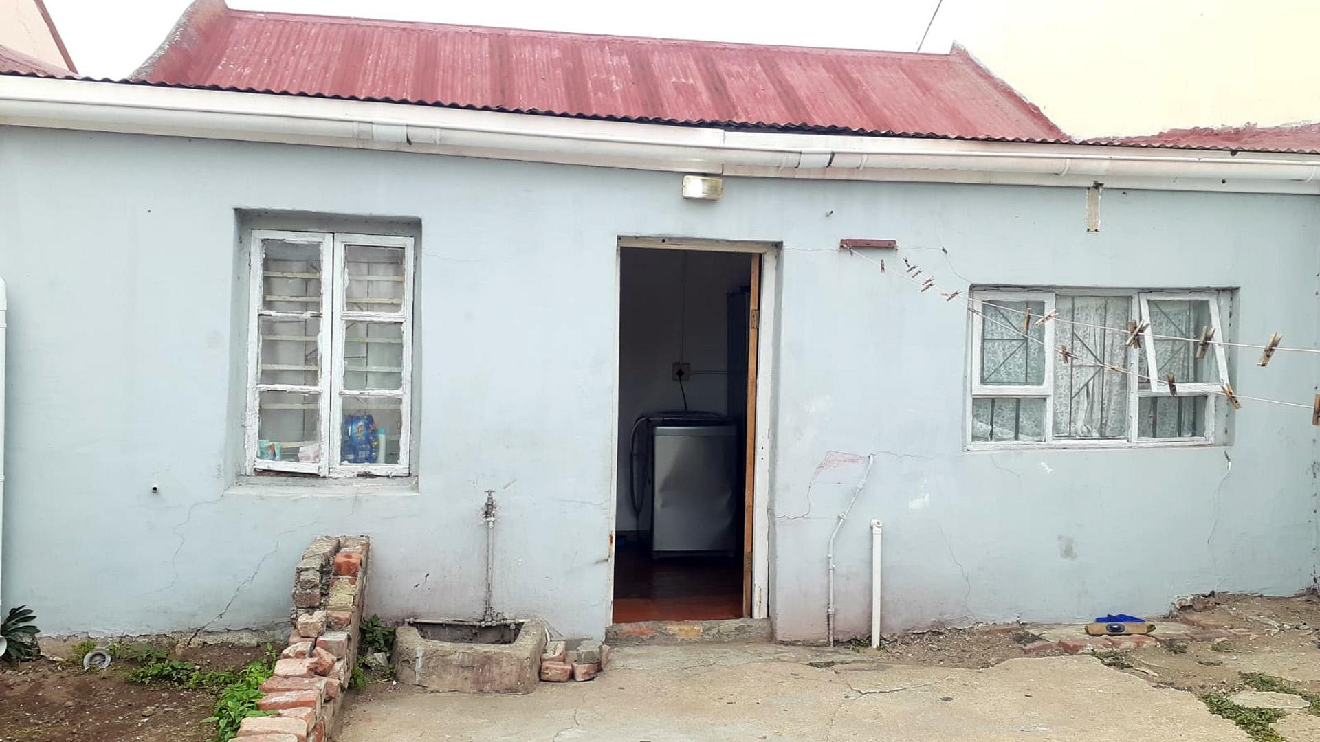 Backyard of property in North End