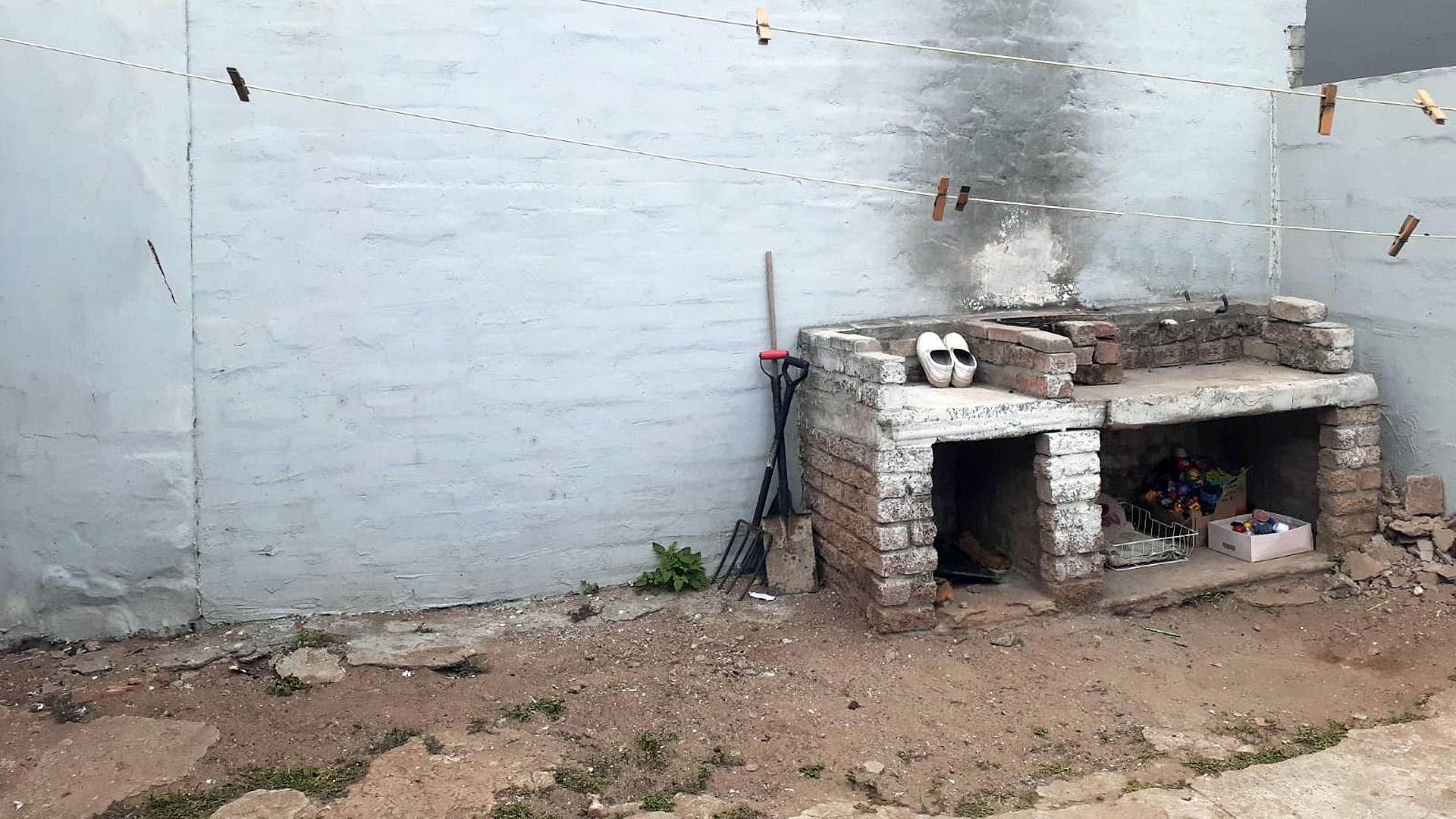 Backyard of property in North End