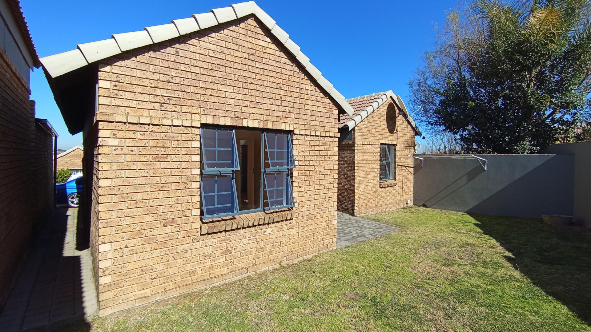Backyard of property in Halfway Gardens