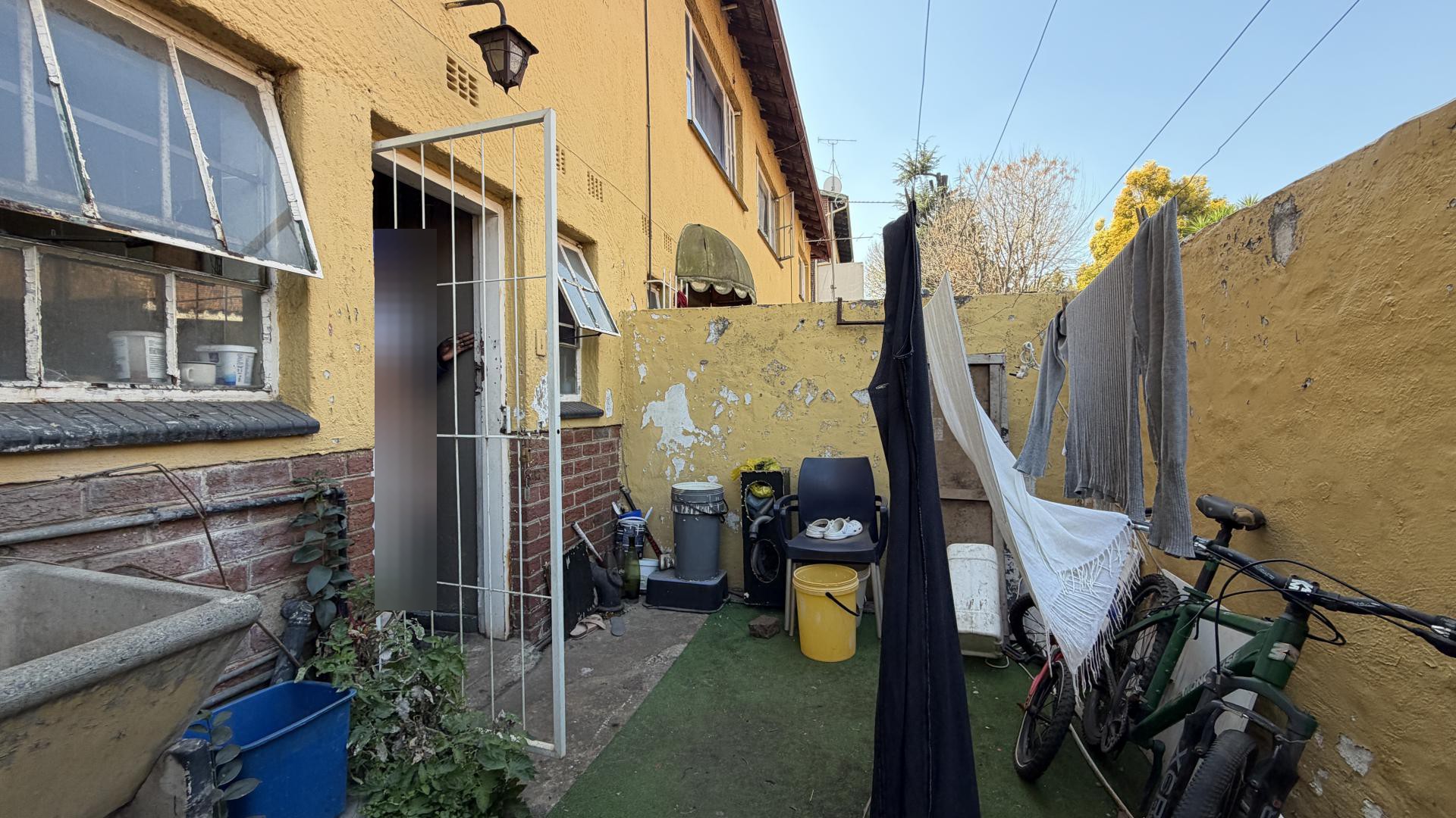 Backyard of property in Windsor