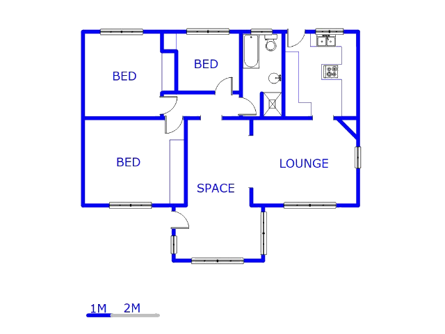 Ground Floor - 102m2 of property for sale in Daspoort