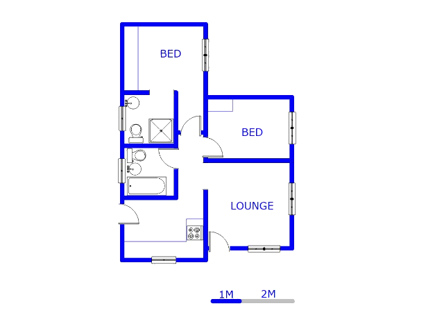 Ground Floor - 46m2 of property for sale in Cosmo City