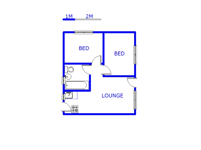 Ground Floor - 42m2 of property for sale in Toekomsrus Ground Floor - 42m2 of property for sale in Toekomsrus