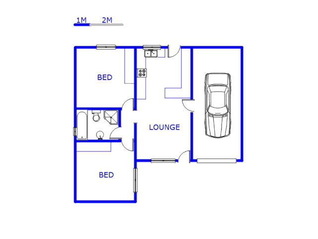 Floor plan of the property in Greenhills