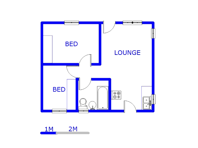 Ground Floor - 43m2 of property for sale in Protea Glen