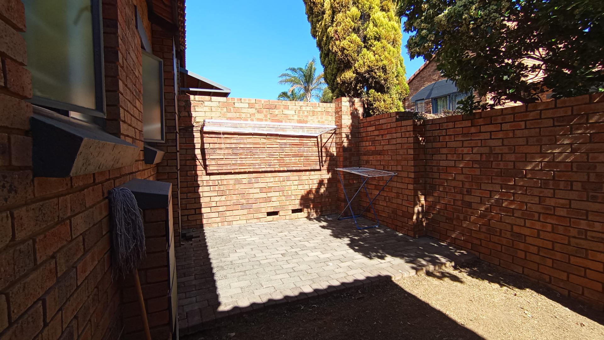 Backyard of property in Mooikloof Ridge