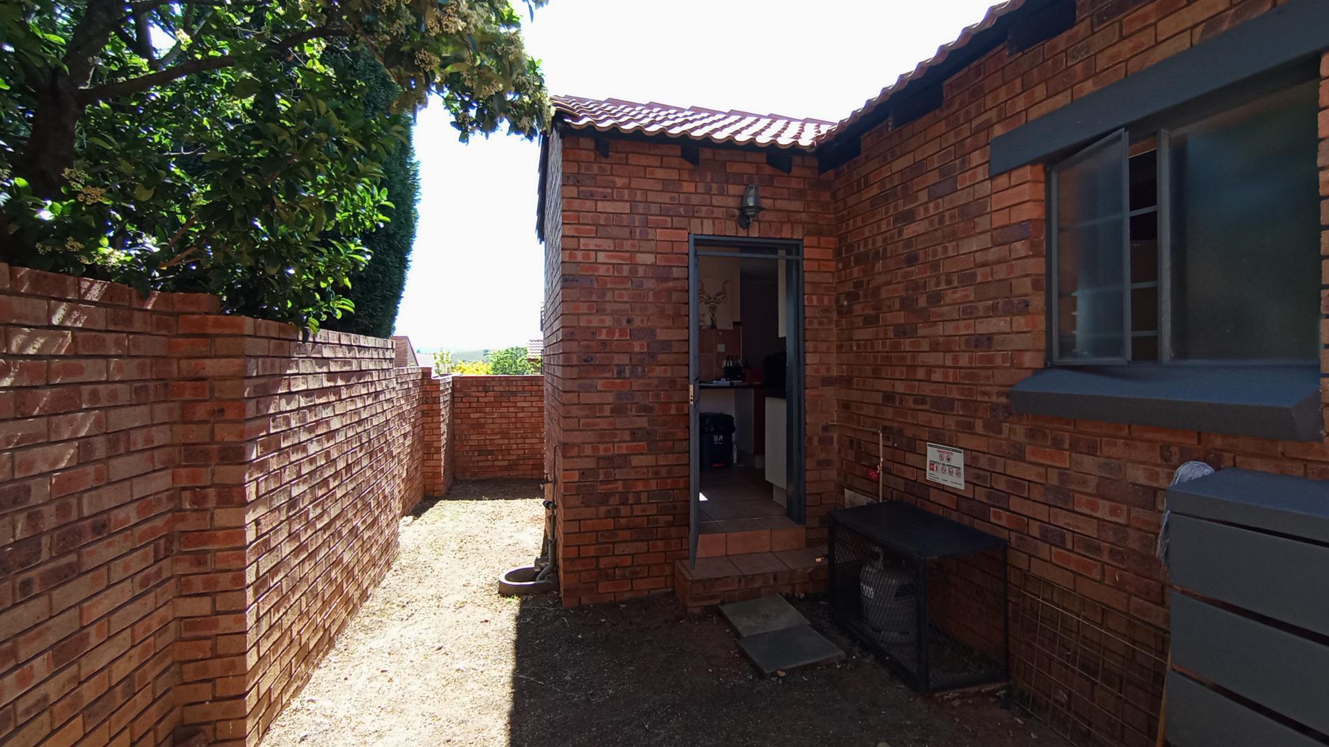 Backyard of property in Mooikloof Ridge