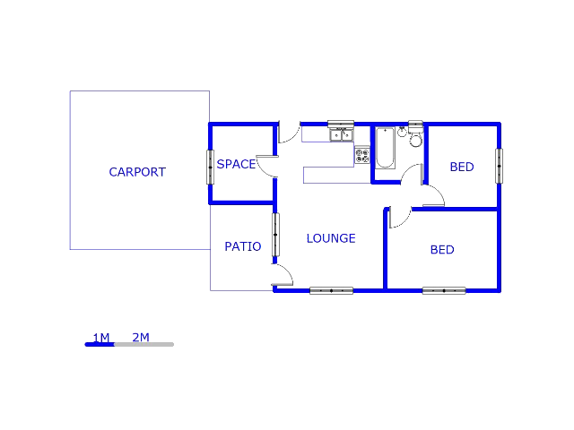 Ground Floor - 90m2 of property for sale in Windmill Park