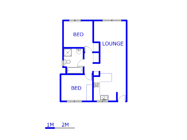Floor plan of the property in Annlin West